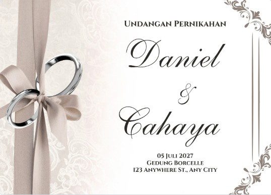 Undangan Digital Elegan