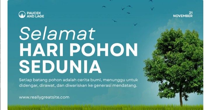 Ucapan Digital Hari Pohon Sedunia