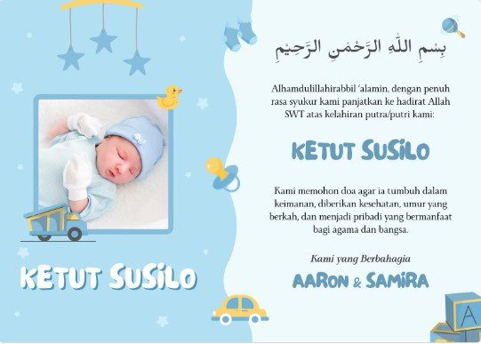 Untuk Kelahiran atau Syukuran