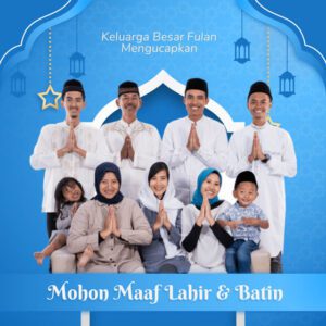 Desain video ucapan Idul Adha digital Sannubari kode IA-18