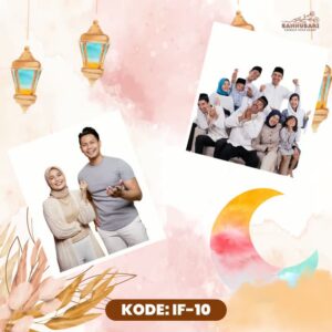 Desain video ucapan Idul Fitri digital Sannubari kode IF-10