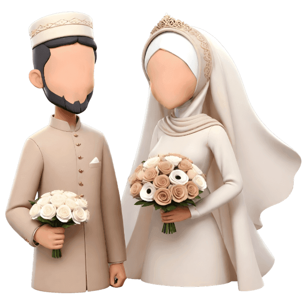 Ucapan digital pernikahan syari, desain elegan dan modern untuk momen spesial