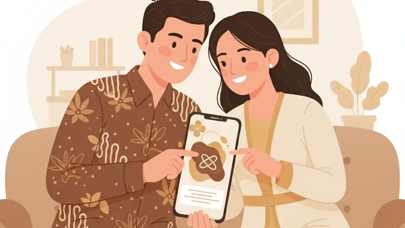 Contoh undangan digital sederhana yang dibuat dengan platform gratis