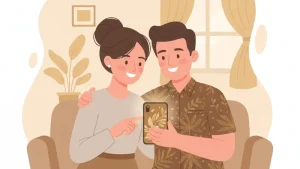 bikin undangan pernikahan digital - ilustrasi 3