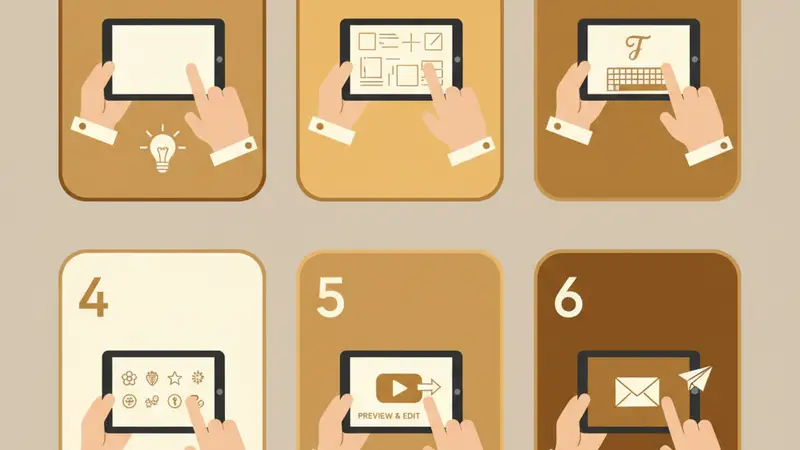 Screenshot cara menambahkan undangan digital ke home screen smartphone