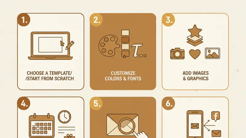 Ilustrasi smartphone menampilkan opsi untuk menyimpan tautan ke layar utama