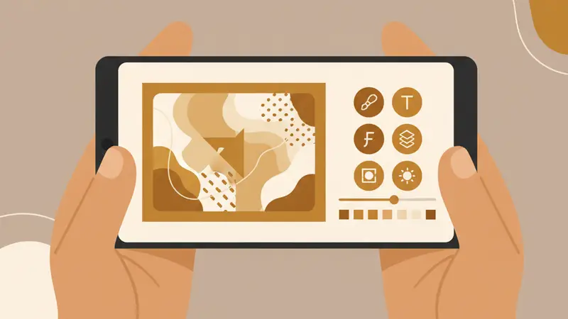 Ilustrasi undangan digital Sannubari di laptop dan smartphone