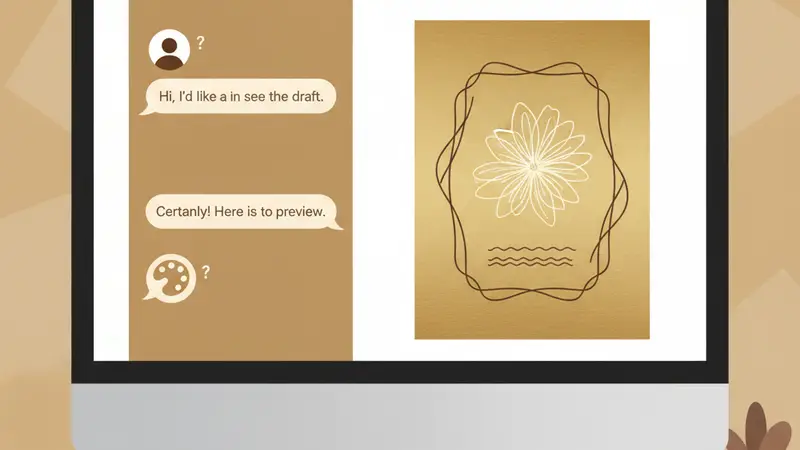 Menyesuaikan desain undangan digital di Canva
