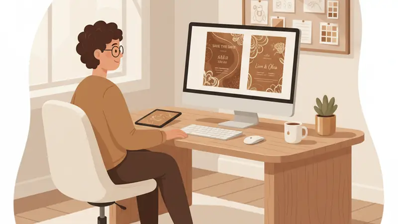 Desain website undangan digital yang elegan