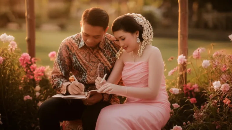 Contoh love story singkat untuk undangan digital pernikahan