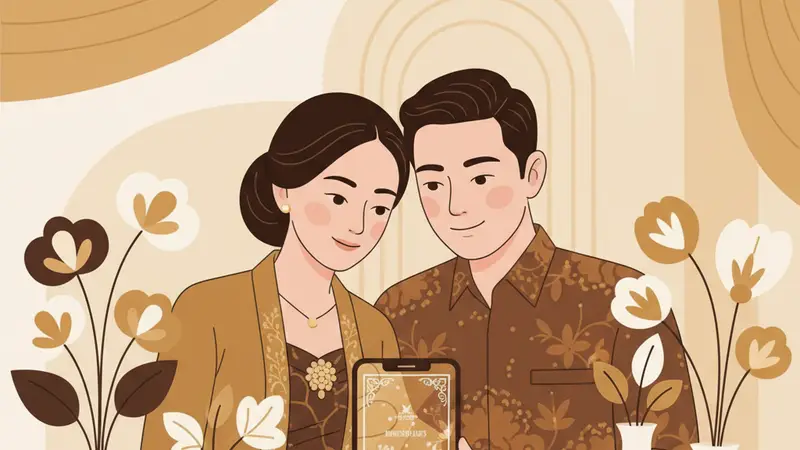 Contoh Surat Undangan Pernikahan Digital dengan Fitur Lengkap