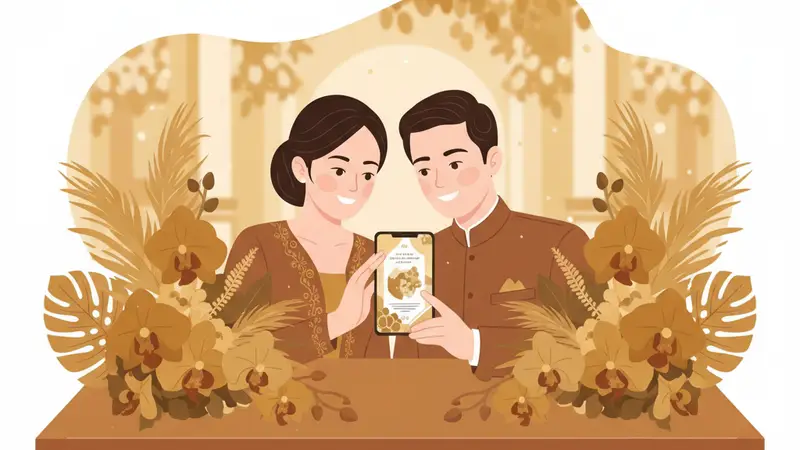 Ilustrasi contoh surat undangan rapat yang profesional dan modern