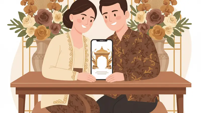 Contoh Undangan Online Pernikahan Modern