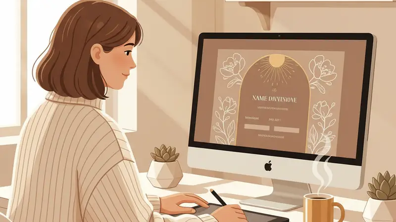 Berbagai contoh desain undangan online dengan gaya berbeda