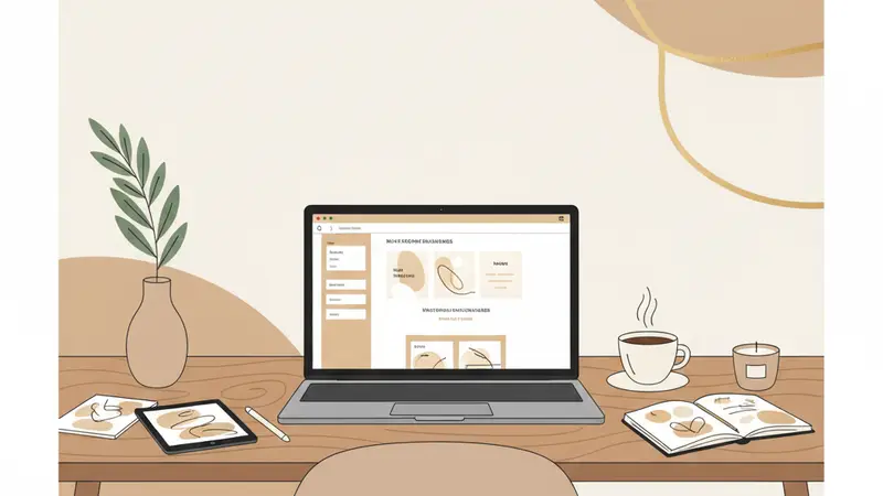 Pasangan bahagia melihat undangan digital mereka di Sannubari dengan desain premium