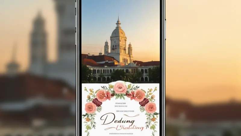 Kartu undangan digital pernikahan harga pembuatan di Bandung
