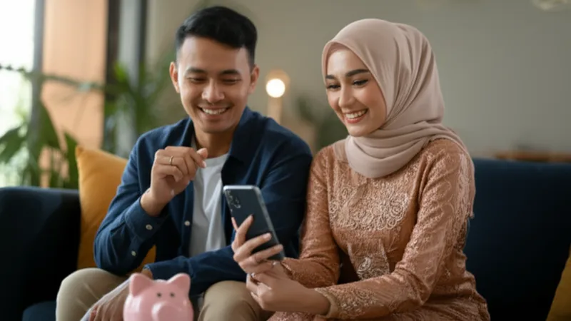 Pasangan Indonesia memilih undangan digital online murah berkualitas