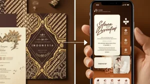 Evolusi undangan pernikahan dari cetak tradisional ke digital modern di Indonesia