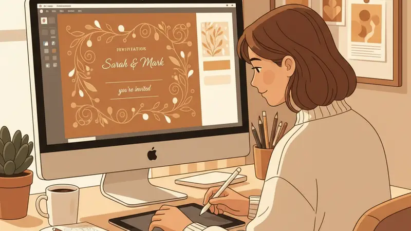 Desain Undangan Digital yang Elegan dari Sannubari