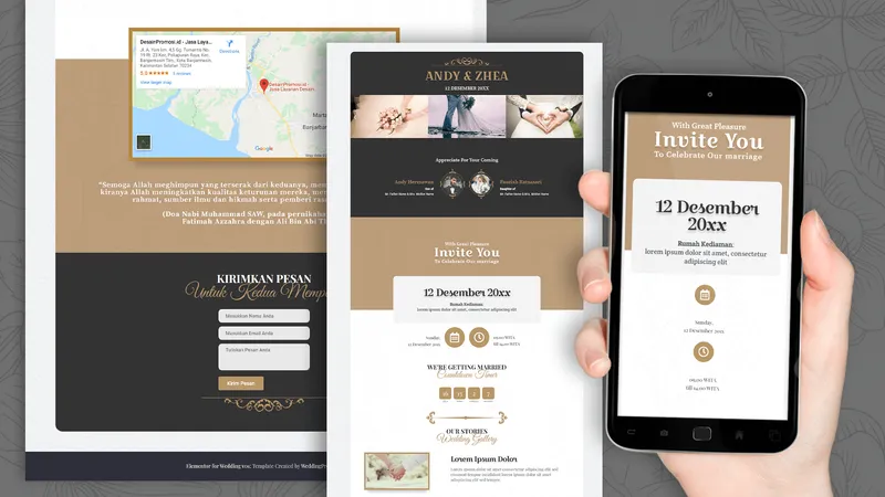 Tema Undangan Digital Sage Greenery - Sannubari