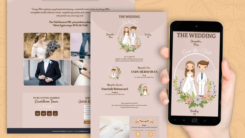 Tema Undangan Digital Batik Heritage - Sannubari