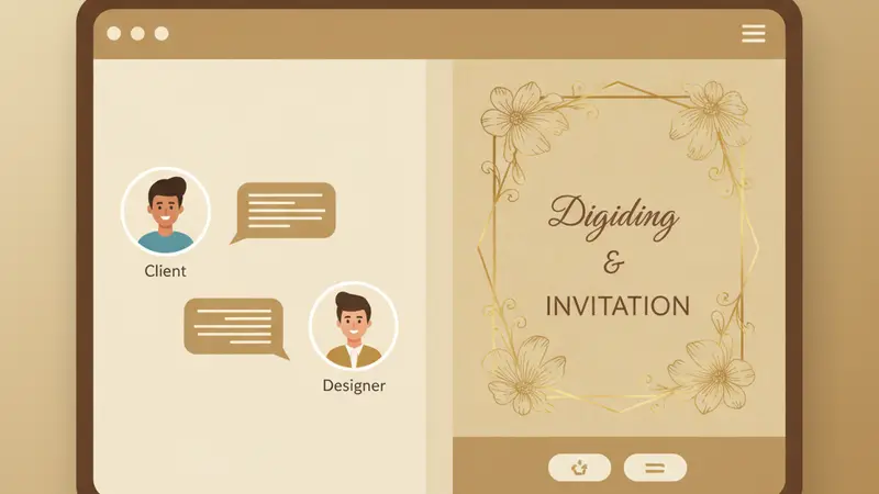 Pilihan template undangan web di Sannubari