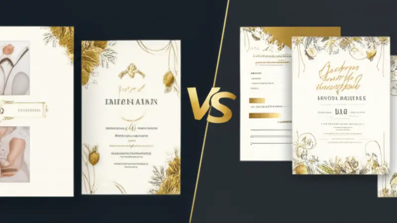 Perbandingan Sannubari vs Datangya undangan digital pernikahan