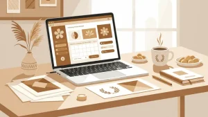 template undangan digital canva - ilustrasi 4