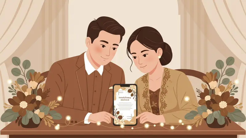 Berbagai pilihan template undangan digital website modern dari Sannubari