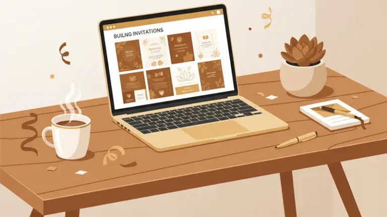 template undangan pernikahan digital gratis - ilustrasi 4