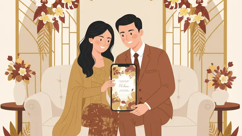 Berbagai pilihan template undangan pernikahan online