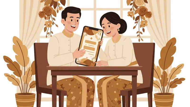 Berbagai pilihan template undangan pernikahan online yang elegan dan modern