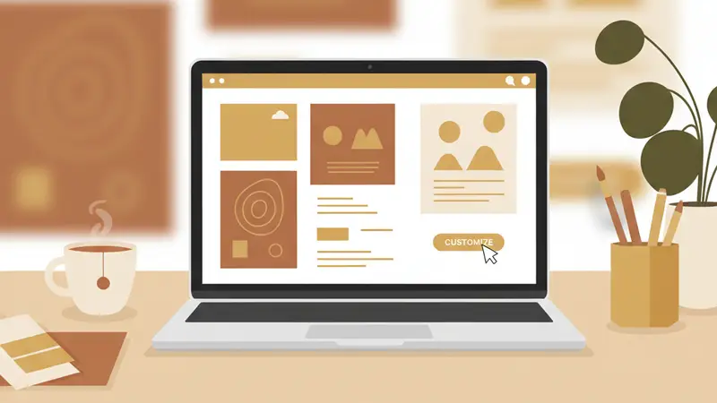 Tampilan antarmuka website Sannubari dengan berbagai pilihan template undangan pernikahan online yang menarik