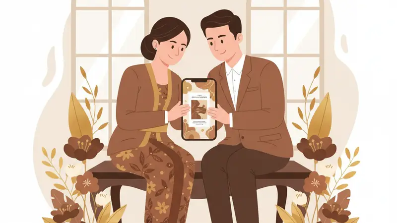 Template Website Undangan Pernikahan Elegan