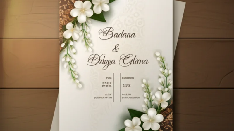 panduan penulisan nama undangan pernikahan