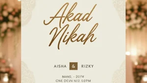 undangan akad nikah - panduan lengkap Sannubari