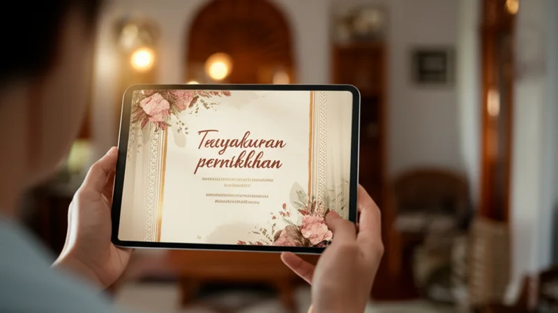 undangan tasyakuran pernikahan syukuran nikah