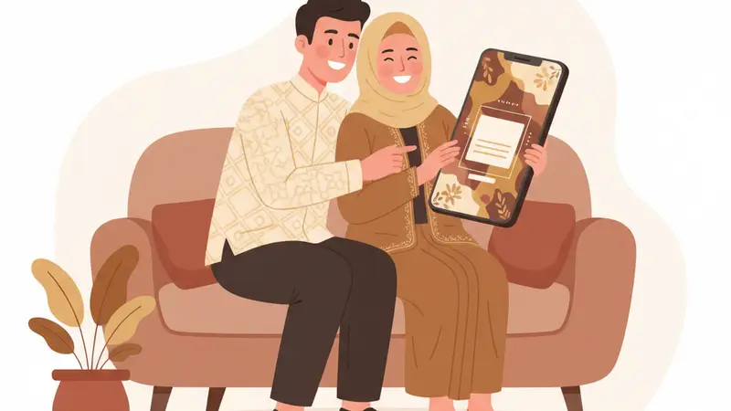 Ilustrasi fitur-fitur undangan digital Sannubari