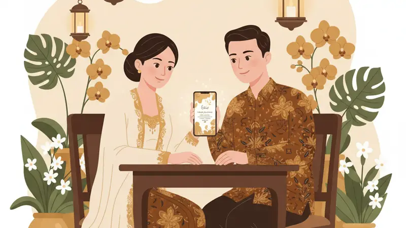 Undangan digital aqiqah dengan desain bayi lucu