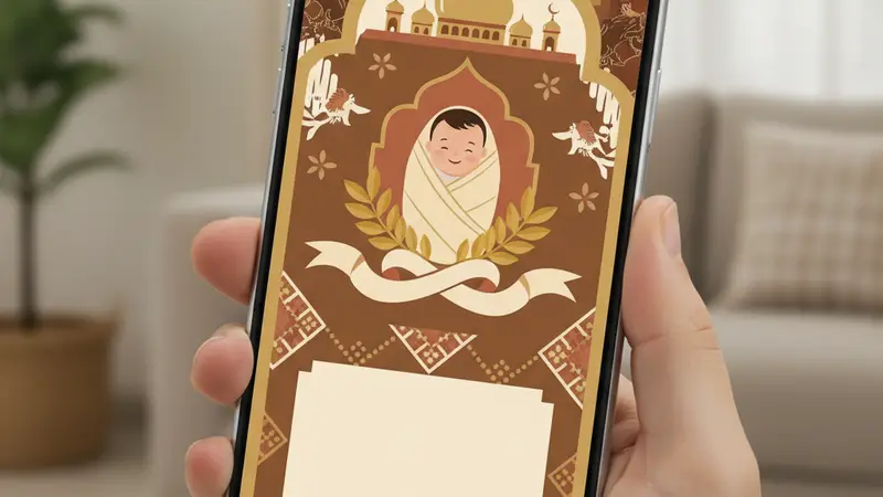 Fitur undangan digital aqiqah peta dan RSVP