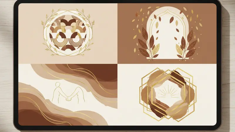 Tamu undangan sedang melihat galeri foto pre-wedding di undangan digital Sannubari