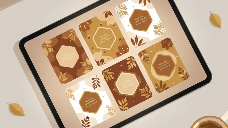 Tangan memegang smartphone menampilkan undangan digital dengan desain elegan