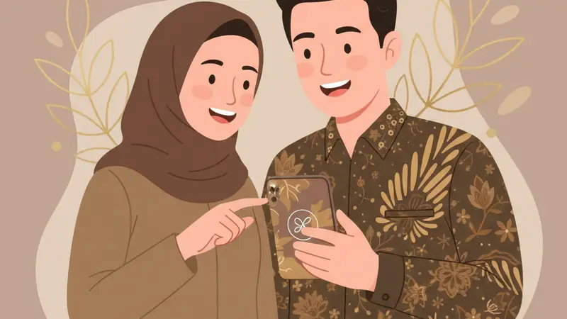 Desainer grafis sedang membuat desain undangan digital online murah di komputer
