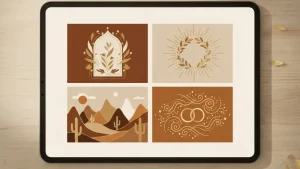 undangan digital tanpa foto - ilustrasi 2