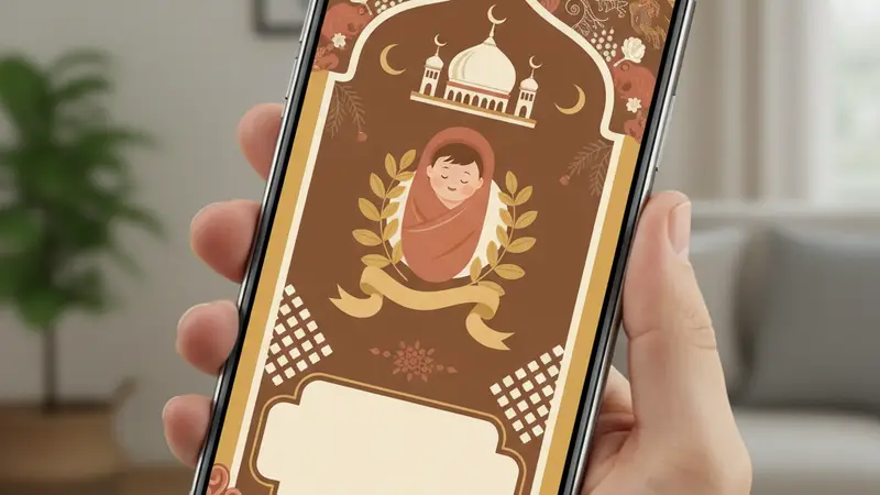 Berbagai pilihan desain undangan online aqiqah Sannubari, mulai dari tema Islami hingga minimalis.