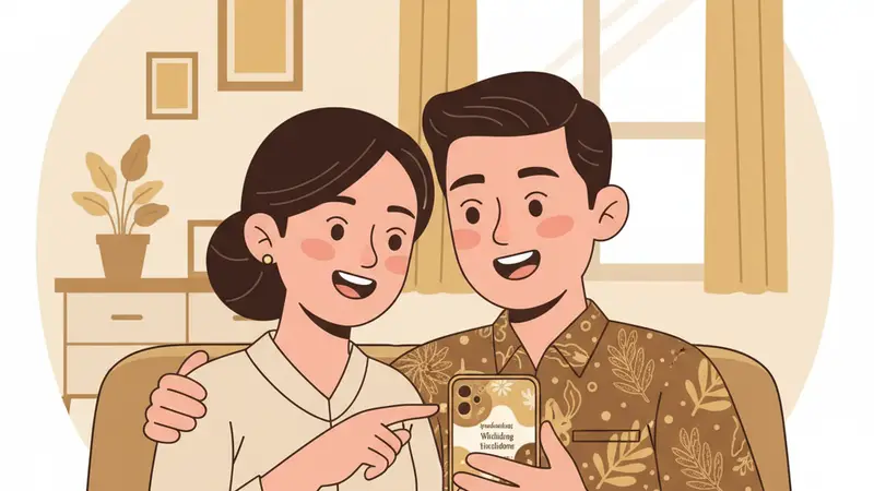 Desainer grafis sedang membuat undangan online web di komputer