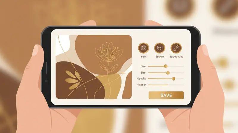 Ilustrasi undangan pernikahan online dengan berbagai fitur ditampilkan di layar laptop