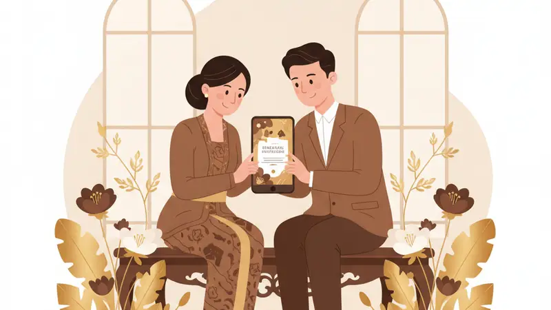 Undangan Pernikahan Premium Digital Sannubari