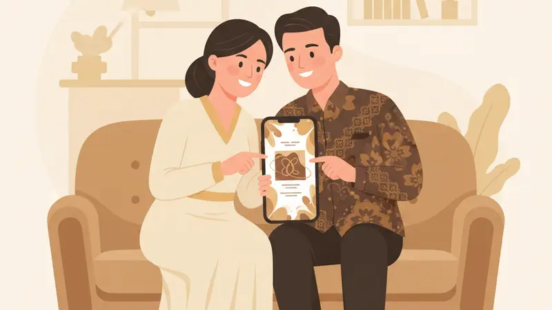 Proses Desain Undangan Pernikahan Premium di Sannubari