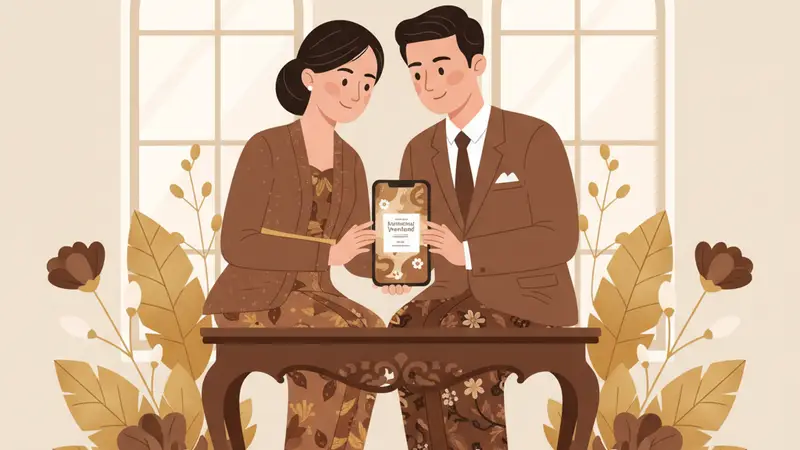Undangan Pernikahan Simple Murah Sannubari
